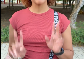 La joven Diana Peña