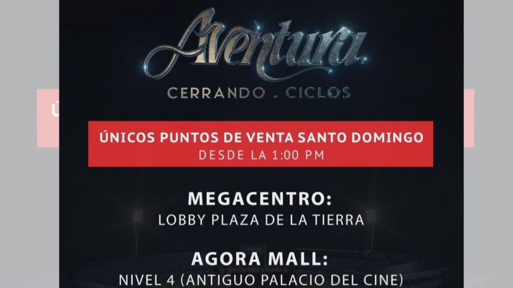 Largas filas para compra de entradas para segunda función del concierto de Aventura