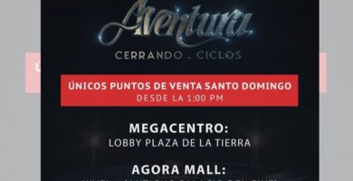 Largas filas para compra de entradas para segunda función del concierto de Aventura